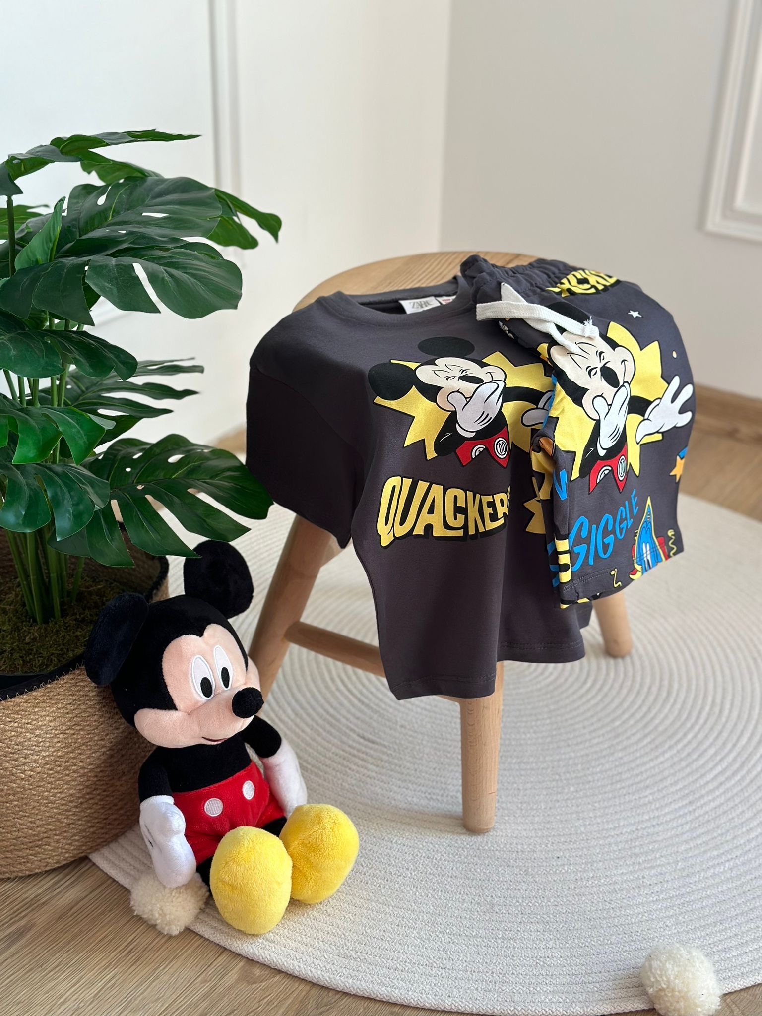 Quackers Mickey Şortlu Takım