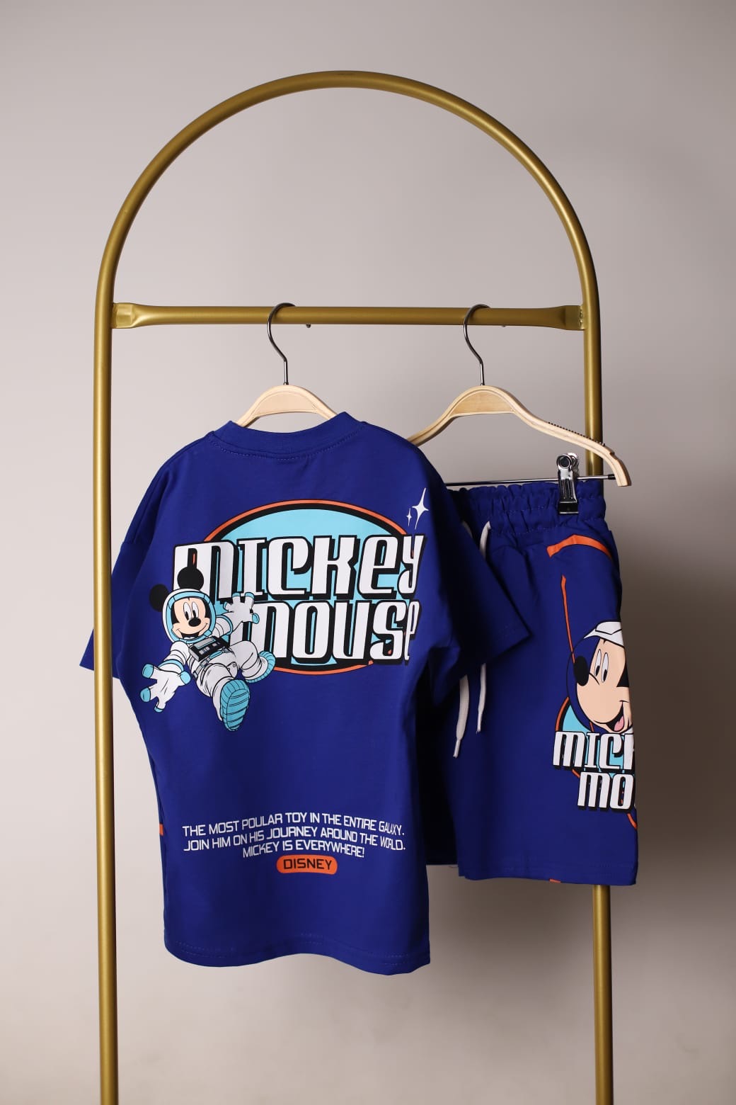 Astronot Mickey Mouse Şortlu Takım