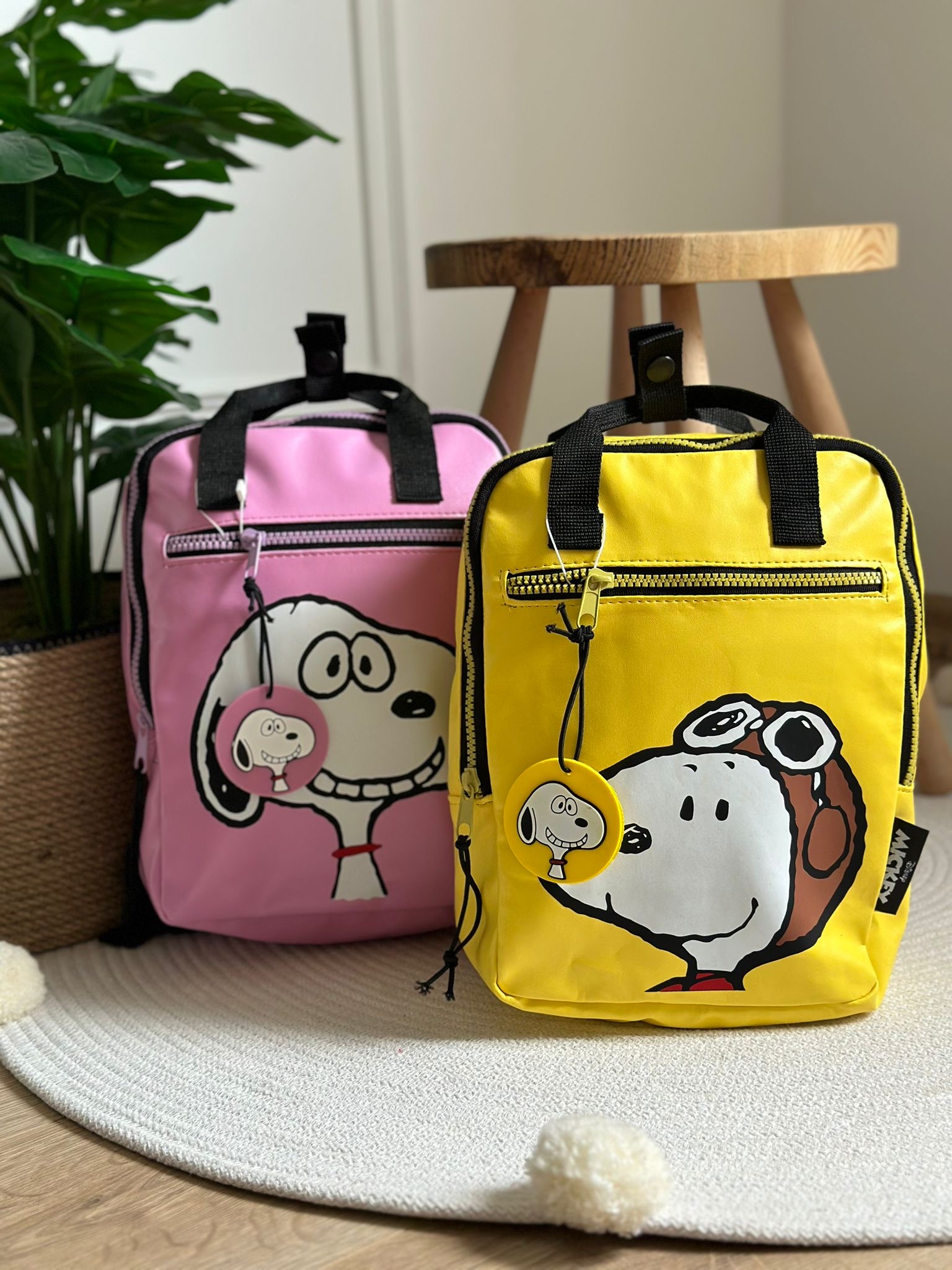 Pembe Snoopy Çanta