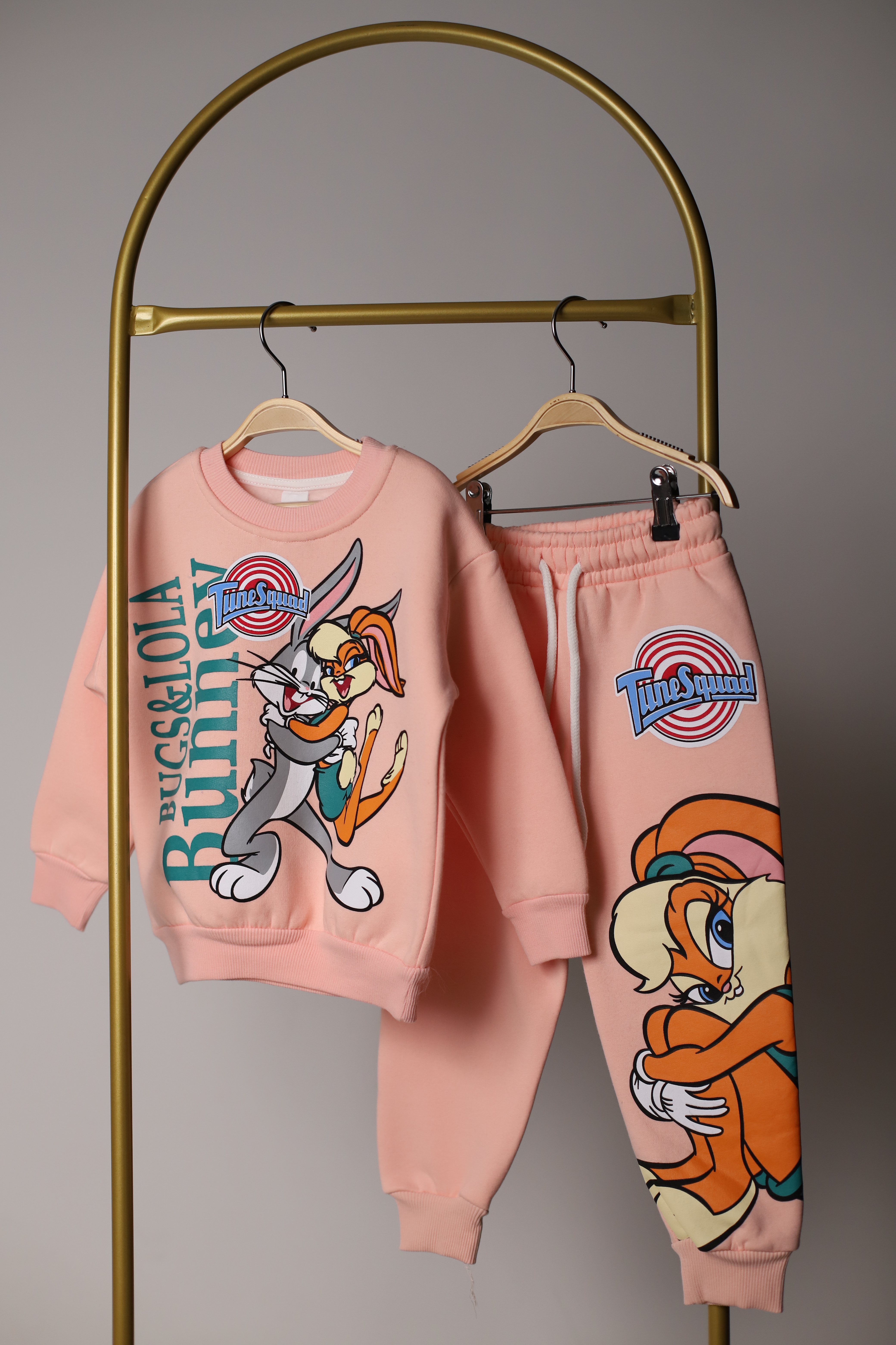 Pembe Tune Squad Eşofman Takımı