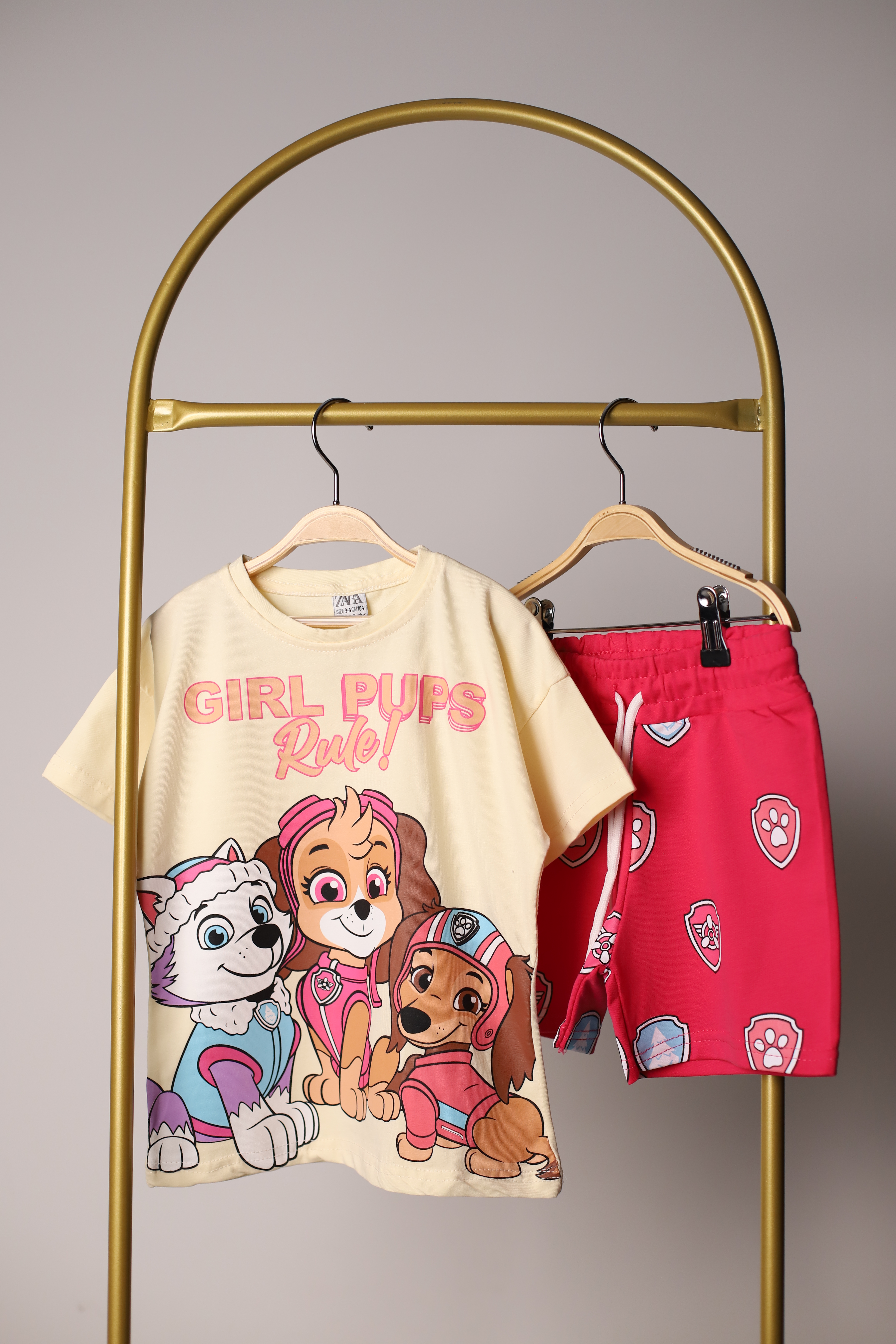 Girl Pups Rule Şortlu Takım