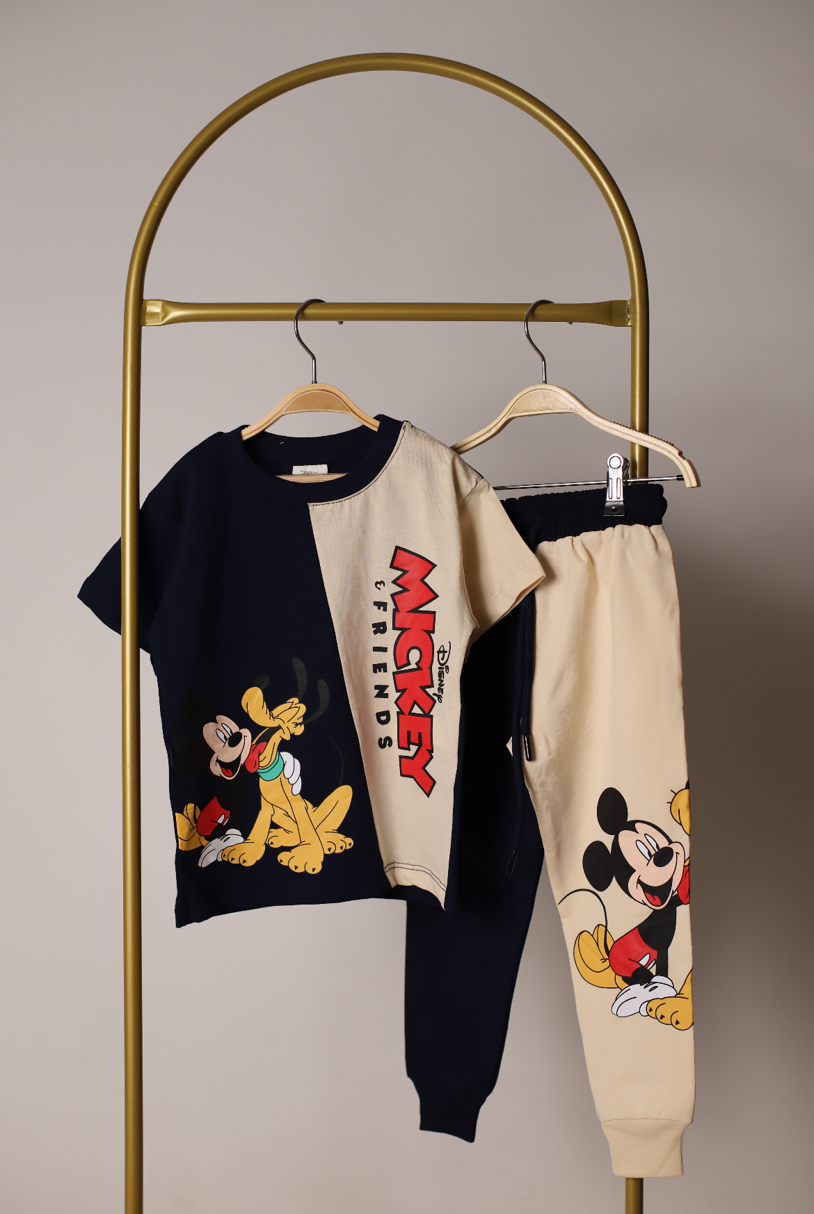 Çok Renkli Mickey Friends Eşofman Takımı