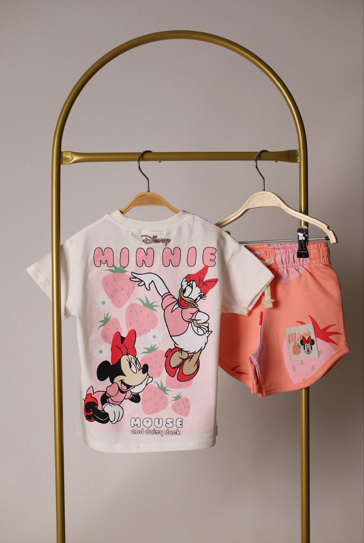 Strawberry Minnie Şortlu Takım