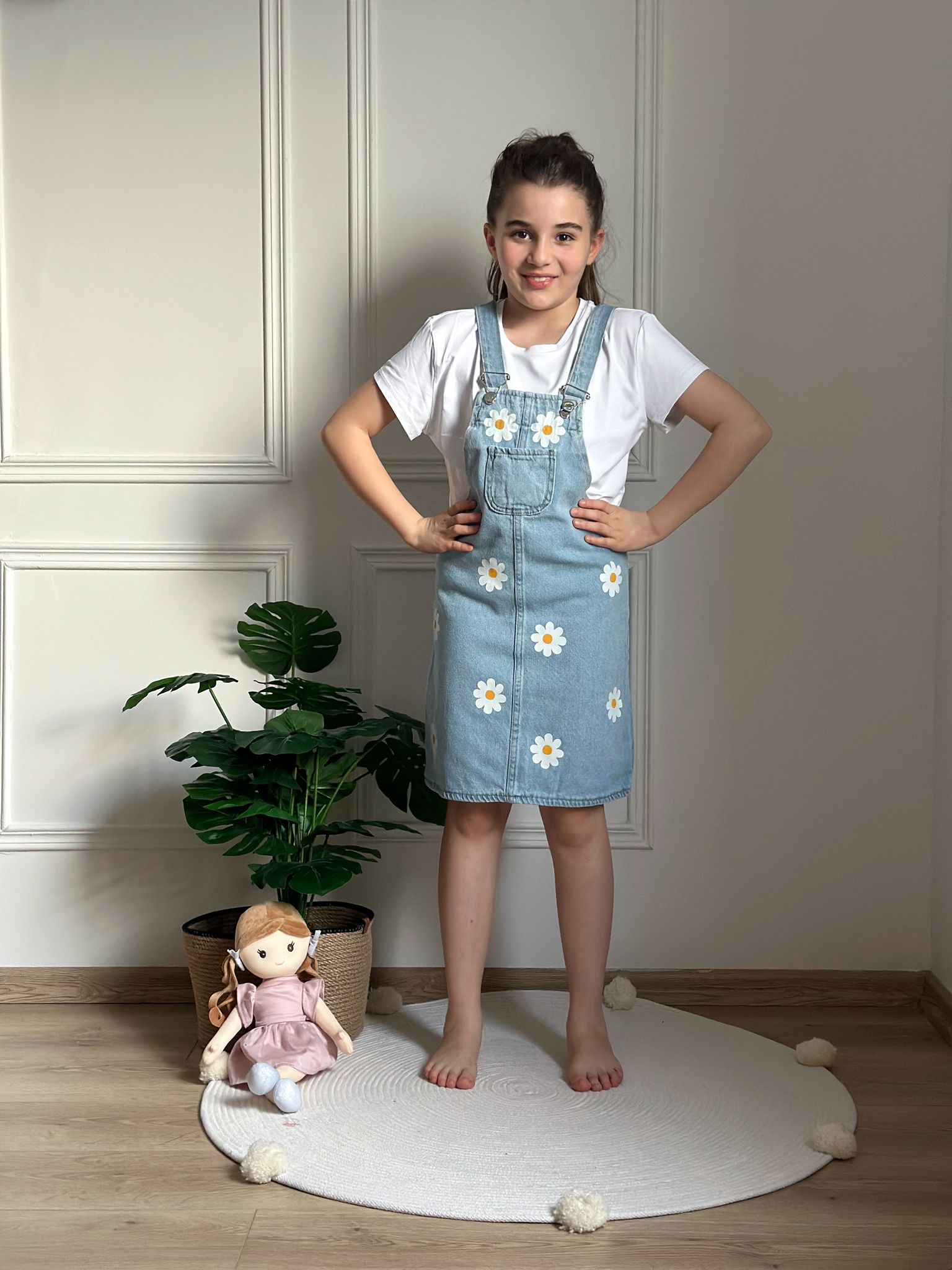 Papatya Baskılı Jile