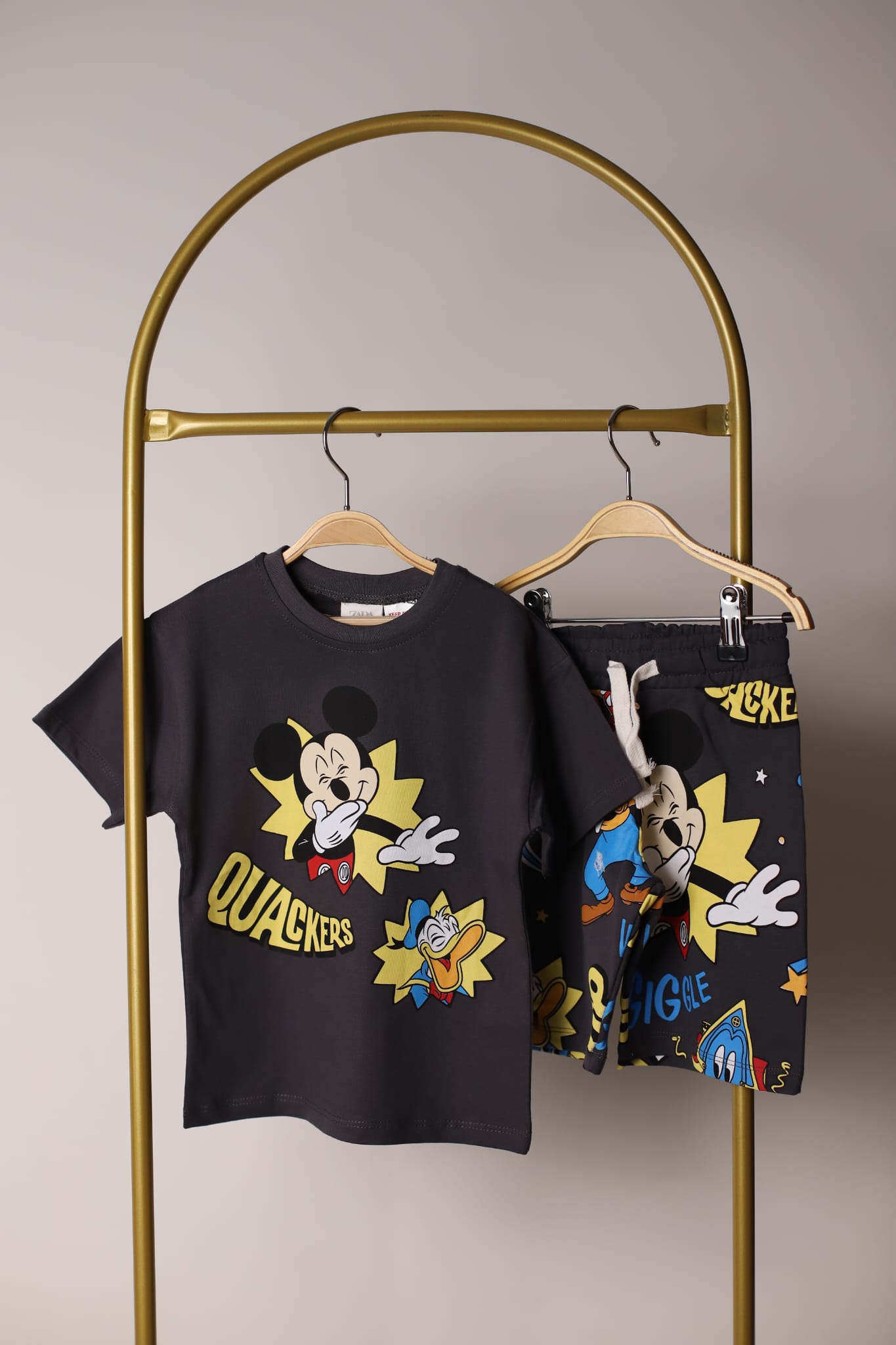 Quackers Mickey Şortlu Takım