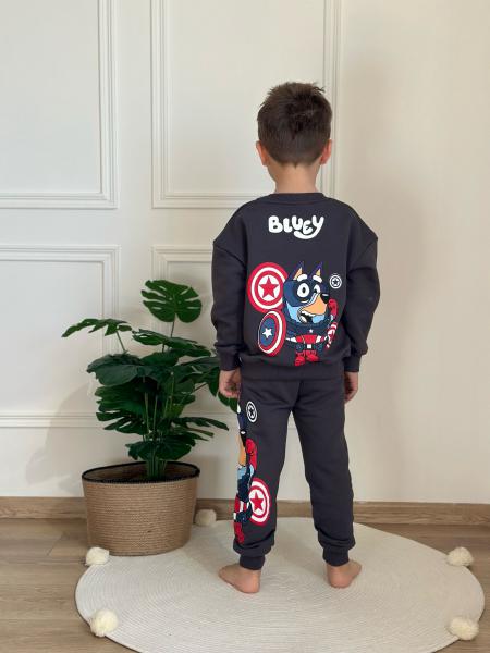 Füme Captain Bluey Eşofman Takımı