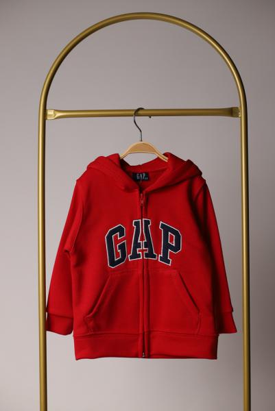 Fermuarlı Kırmızı Gap Sweatshirt
