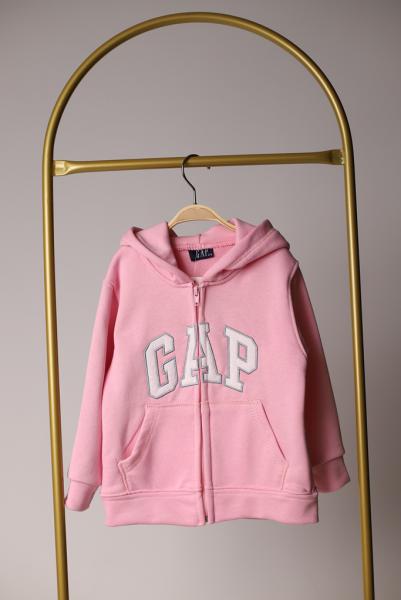 Fermuarlı Pembe Gap Sweatshirt