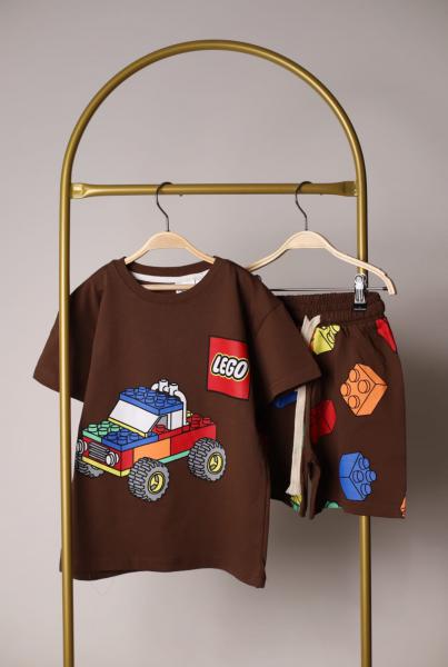 Kahverengi Lego Şortlu Takım