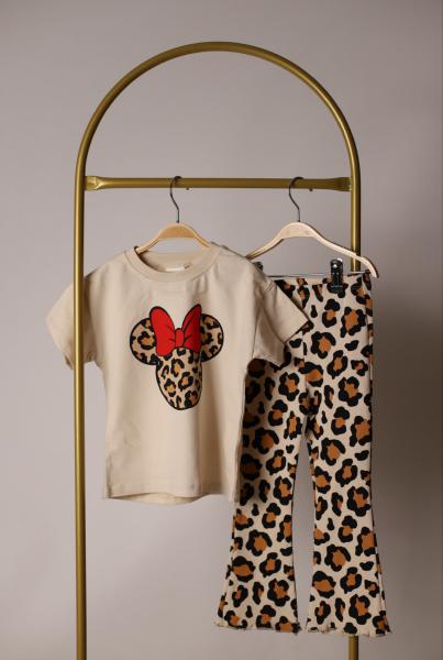 Leoparlı İspanyol Paça Minnie Takım
