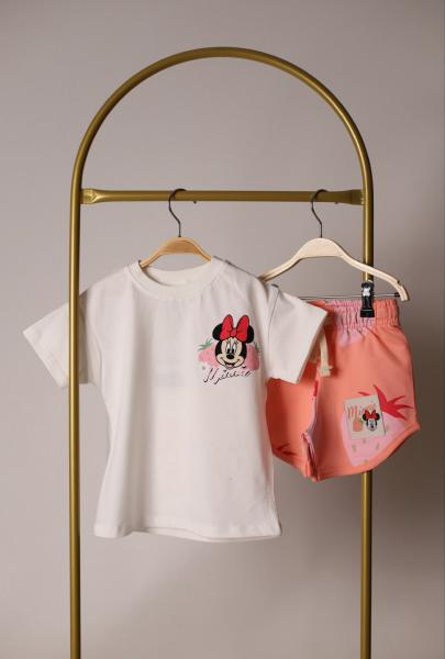 Strawberry Minnie Şortlu Takım